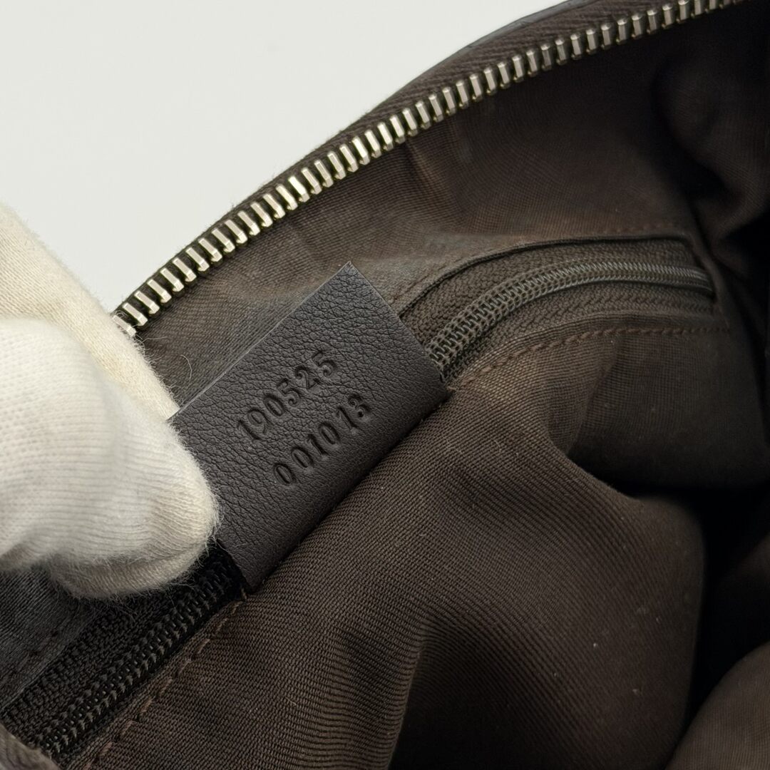 Gucci GG Canvas Abbey Brown Shoulder Bag