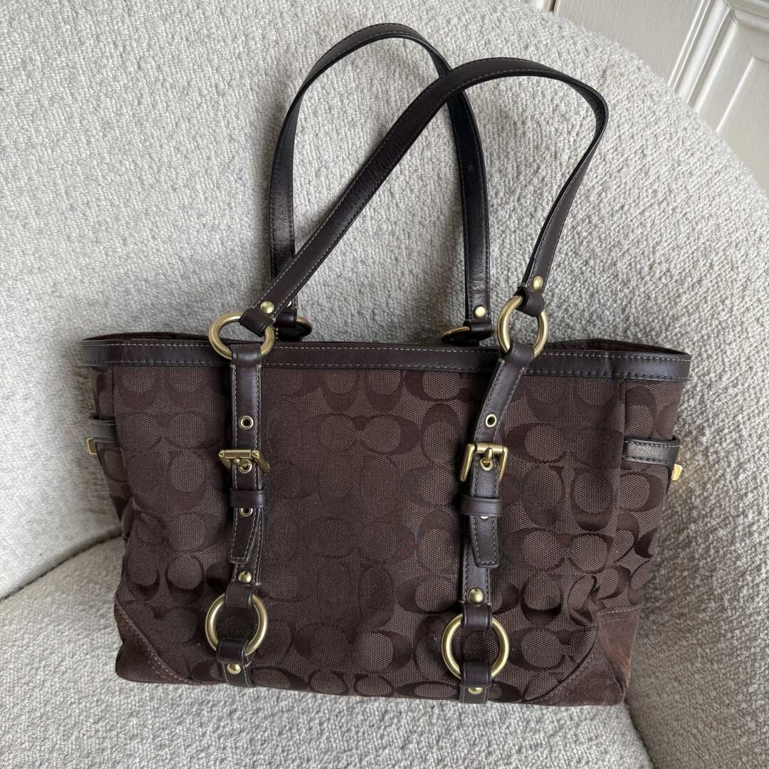 Coach Signature Brown Tote Bag