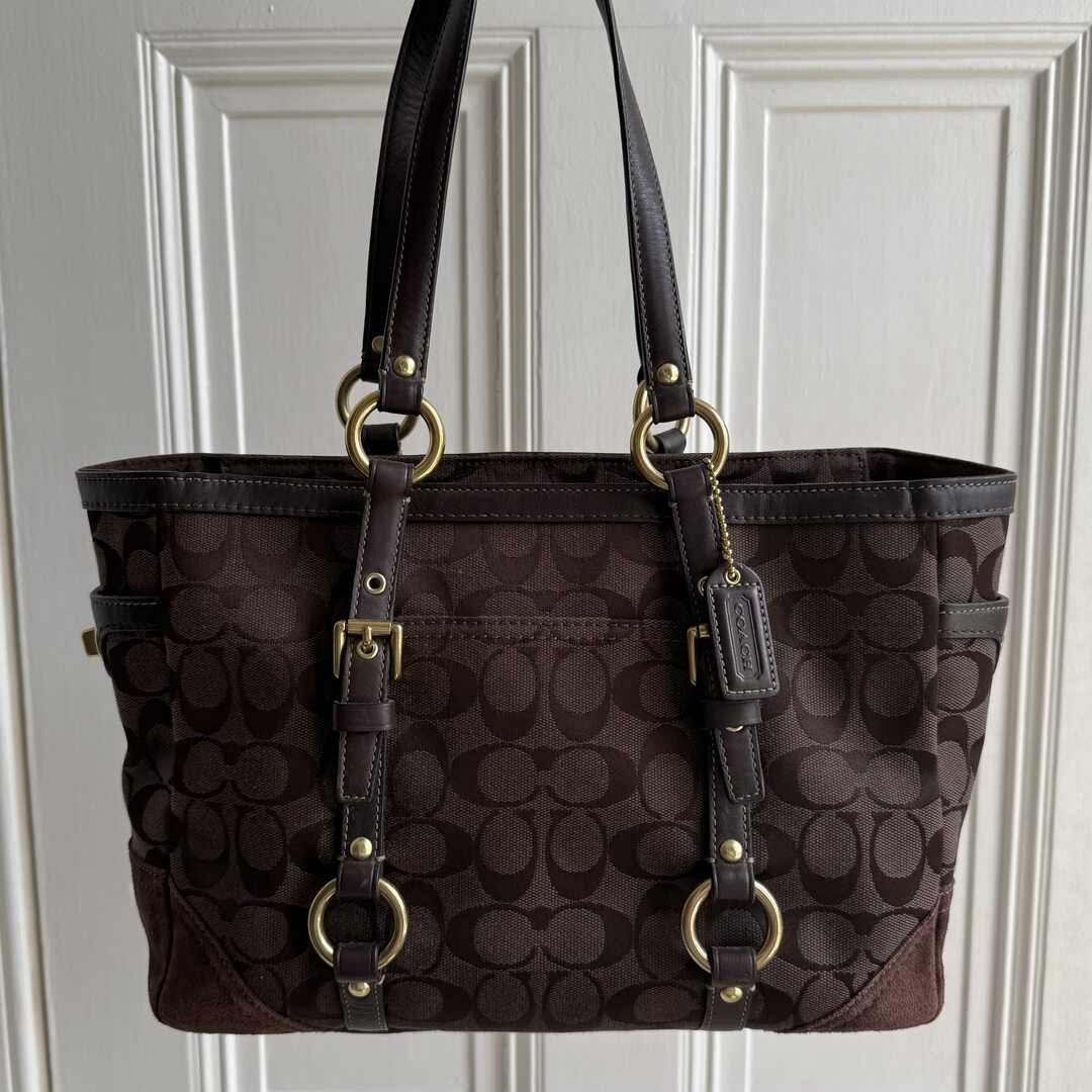 Coach Signature Brown Tote Bag