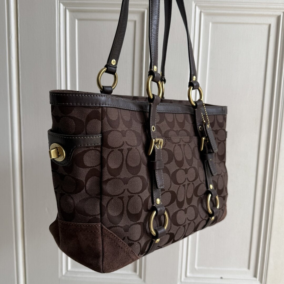 Coach Signature Brown Tote Bag