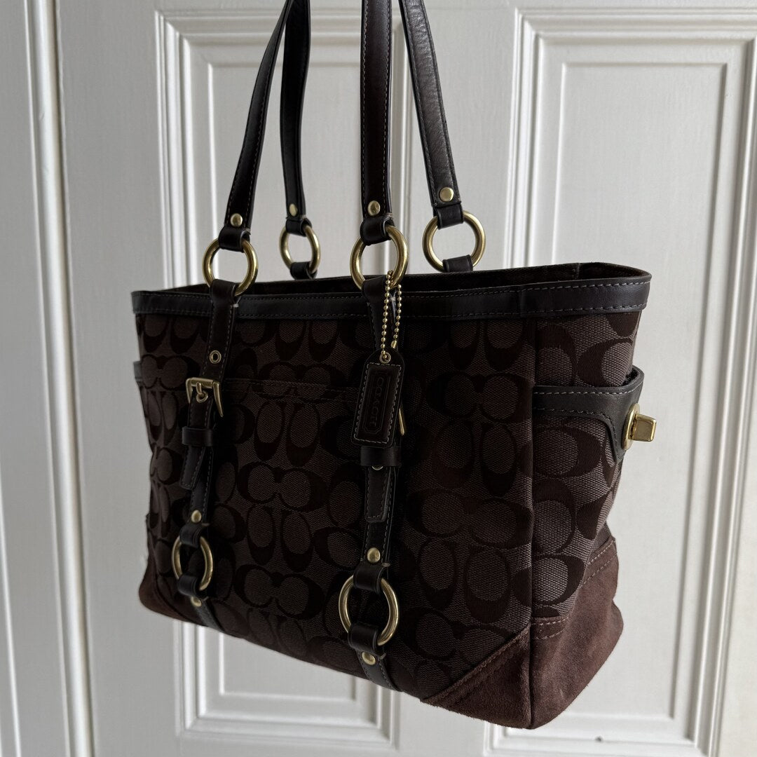Coach Signature Brown Tote Bag