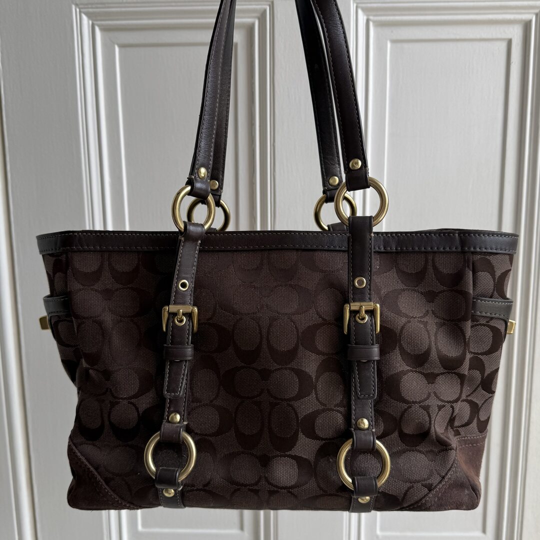 Coach Signature Brown Tote Bag