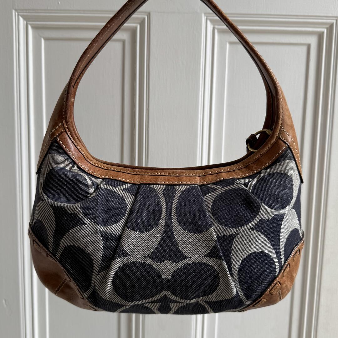 Coach Signature CC Denim Shoulder Bag