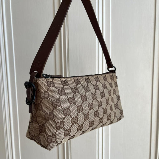 Vintage Gucci GG Classic Monogram Shoulder Bag - Jenny Hayley